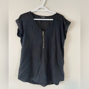 Black T-shirt blouse